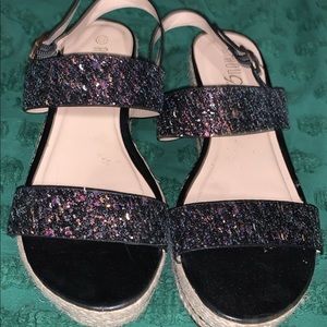 Glitter Wedges